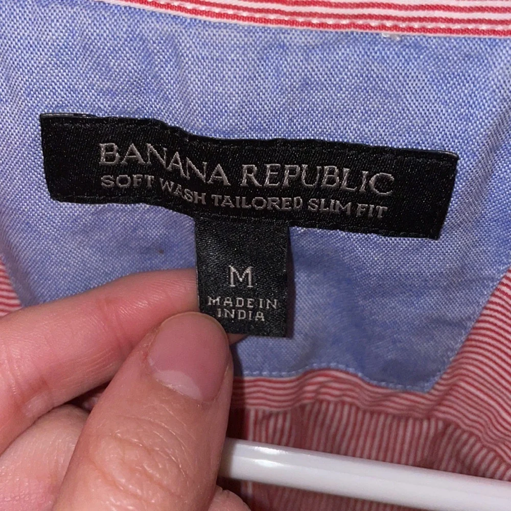 Mens Banana Republic Dress Up Long Sleeve Shirt